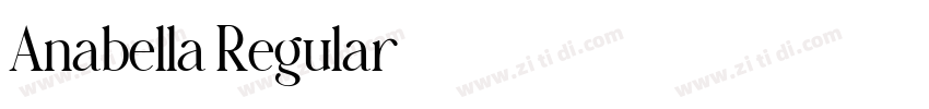 Anabella Regular字体转换 Anabella Regular字体转换